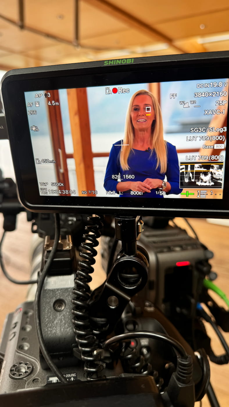 Video recording of lecture and online course